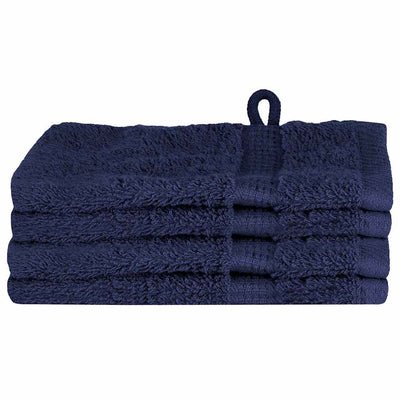 VidaXL Gästehandtuch einfarbig marineblau 550 g/m²