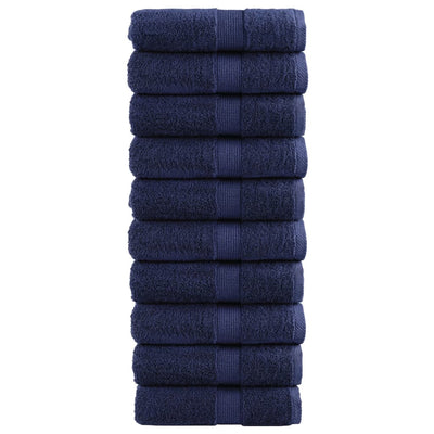 Vidaxl Gäste Wipes Solund 10 ST 600 g m² 30 x 30 cm Marine Blau