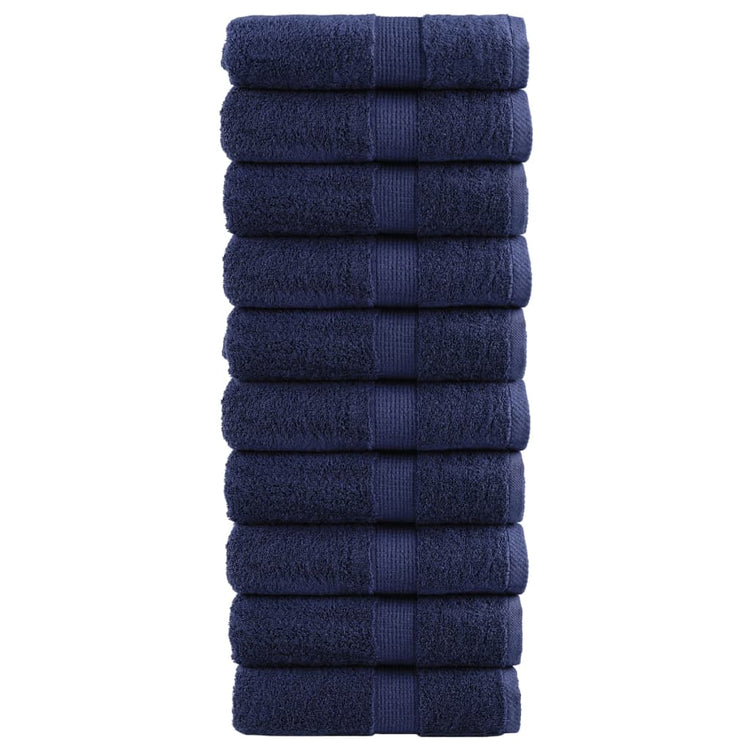 Vidaxl Gäste Wipes Solund 10 ST 600 g m² 30 x 30 cm Marine Blau