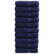 Vidaxl Badetücher Solund 10 St 600 g m² 70 x 140 cm Marineblau