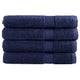 Vidaxl Sauna -Tücher Solund 4 PCs 600 g m² 80x200 cm Marineblau