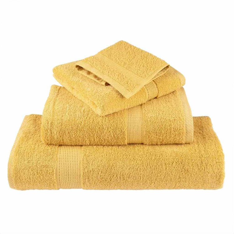 VidaXL Gästehandtuch Gold 550 g/m²