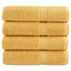Vidaxl Badetücher Solund 4 Stcs 600 g m² 70 x 140 cm Goldfarbe