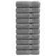 Vidaxl Badetücher Solund 10 Stcs 600 g m² 100x150 cm Grau