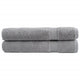 Vidaxl -Handtücher Solund 2 Stk 600 g m² 100x200 cm grau