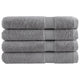 Vidaxl -Handtücher Solund 4 Stcs 600 g m² 100x200 cm grau