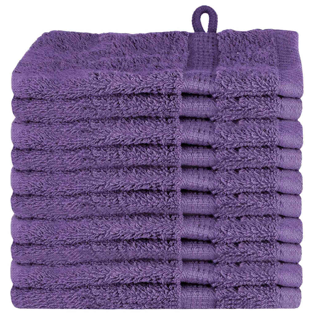 VidaXL Gästehandtuch einfarbig lila 550 g/m²