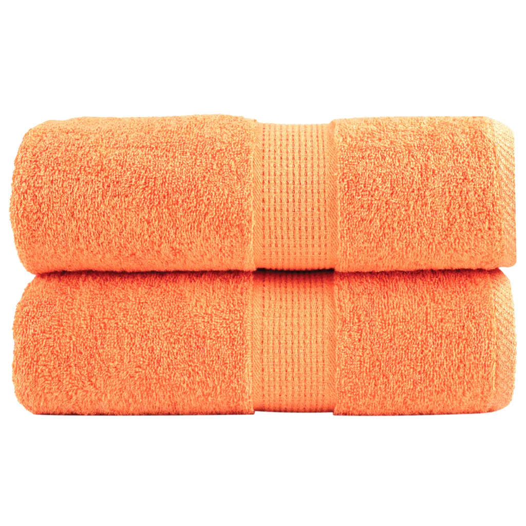 Vidaxl Gäste Wipes Solund 2 PCs 600 g m² 30 x 30 cm Orange