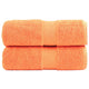 Vidaxl Gäste Wipes Solund 2 PCs 600 g m² 30 x 30 cm Orange