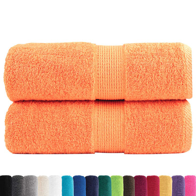 Vidaxl Gäste Wipes Solund 2 PCs 600 g m² 30 x 30 cm Orange