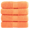 Vidaxl Gäste Wipes Solund 4 ST 600 g m² 30 x 30 cm Orange