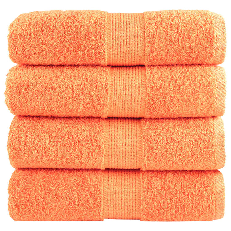 Vidaxl Gäste Wipes Solund 4 ST 600 g m² 30 x 30 cm Orange