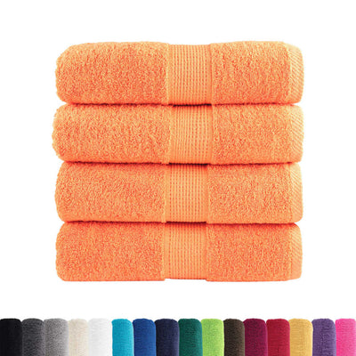 Vidaxl Gäste Wipes Solund 4 ST 600 g m² 30 x 30 cm Orange