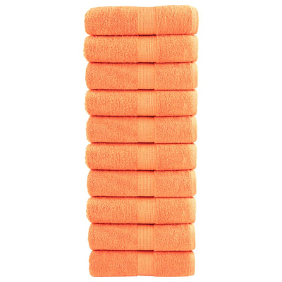 Vidaxl Gäste Wipes Solund 10 ST 600 g m² 30 x 50 cm Orange