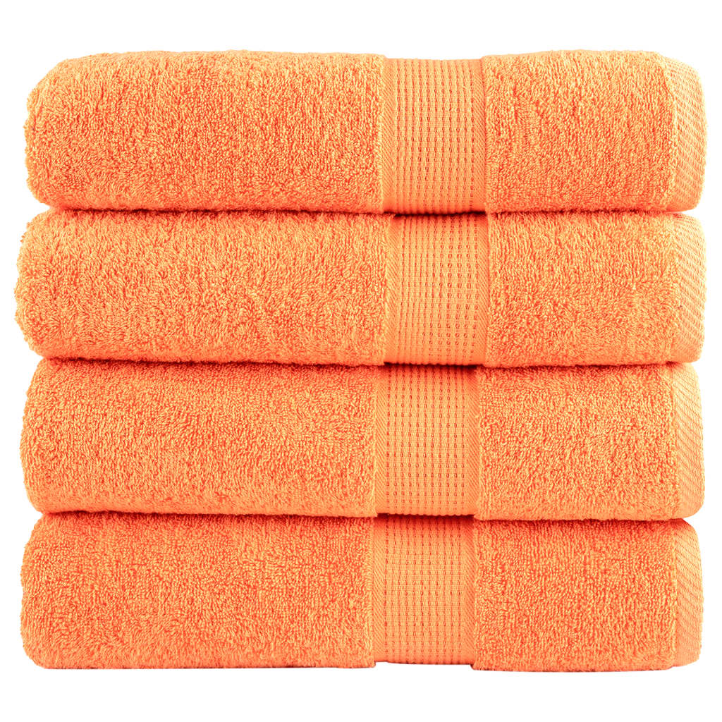 Vidaxx Handtücher Solund 4 Stück 600 g m² 50x100 cm orange