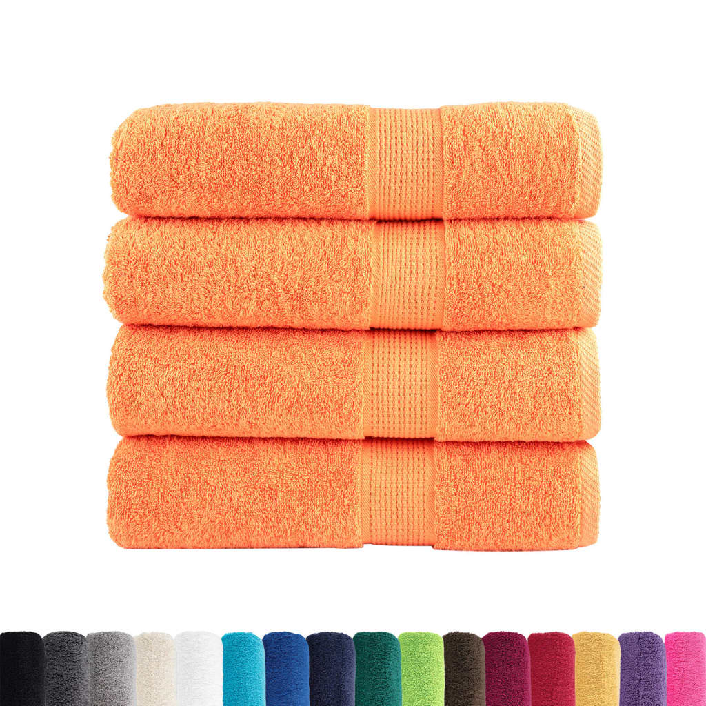Vidaxx Handtücher Solund 4 Stück 600 g m² 50x100 cm orange