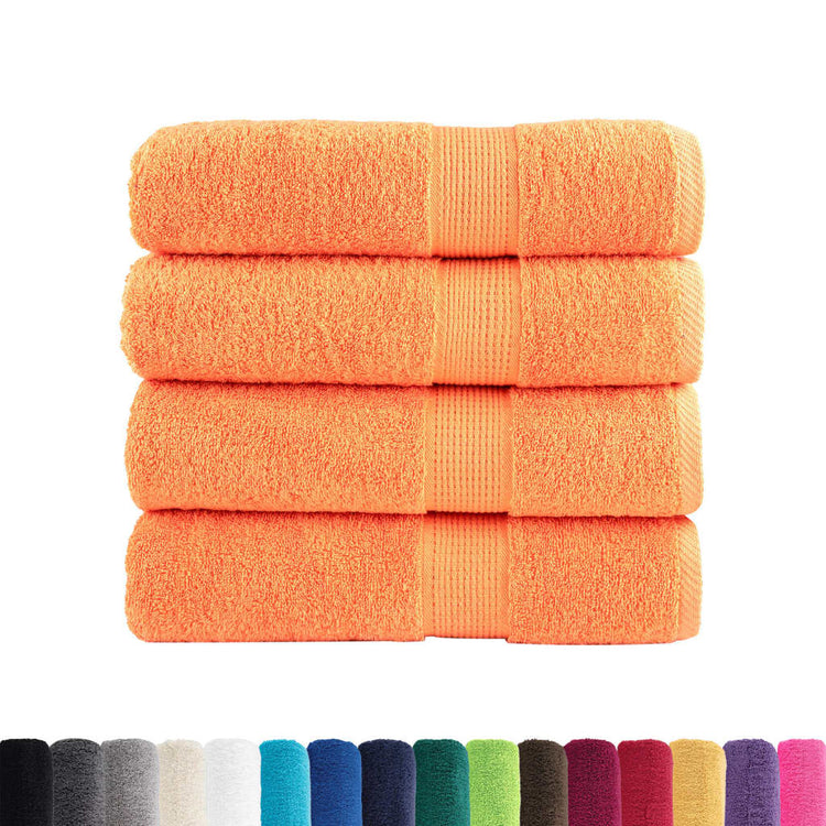 Vidaxx Handtücher Solund 4 Stück 600 g m² 50x100 cm orange