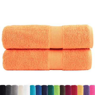 VidaXL Badetücher Solund 2 Stk. 600 g m² 70x140 cm Orange