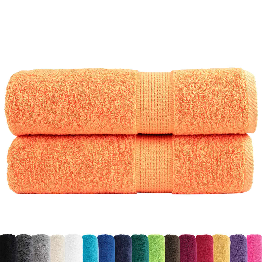 Vidaxl Badetücher Solund 2 PCs 600 g m² 100x150 cm