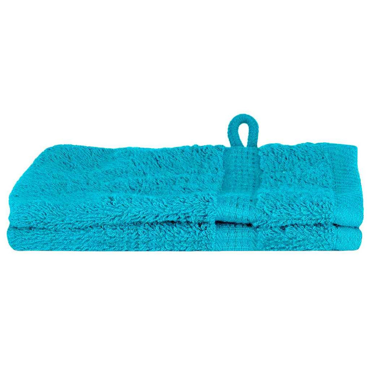 VidaXL Gästehandtuch einfarbig türkis 550 g/qm