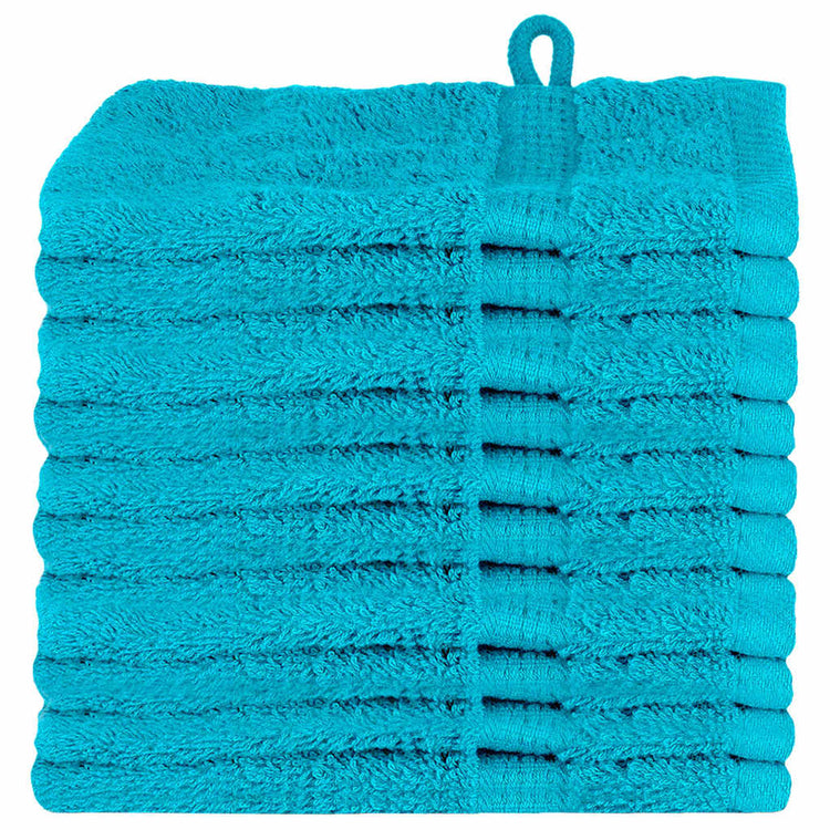 VidaXL Gästehandtuch einfarbig türkis 550 g/qm