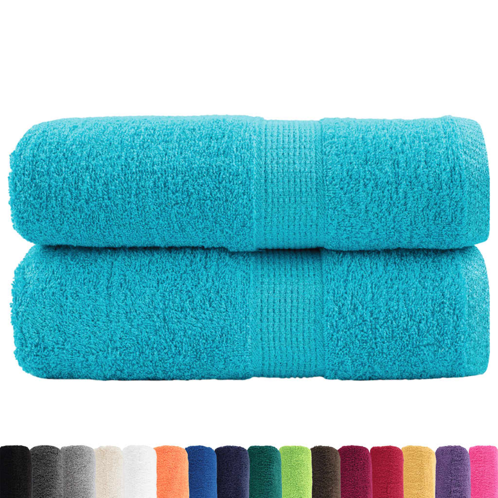 Vidaxl Gäste Wipes Solund 2 PCs 600 g m² 30x50 cm Türkis