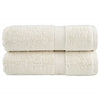 Vidaxl Gäste Wipes Solund 2 PCs 600 g m² 30 x 30 cm Creme -Colored
