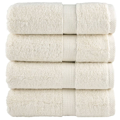 VIDAXL GASTE WIPES SOLUND 4 PCS 600 G M² 30 x 30 cm Creme -Colored