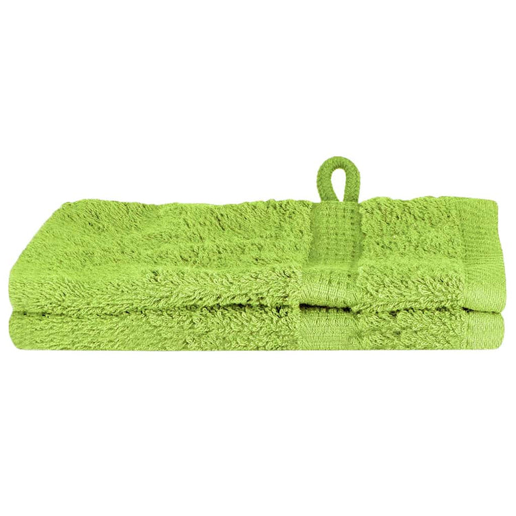 Vidaxxl Gästehandtuch einfarbig grün 550 g/qm