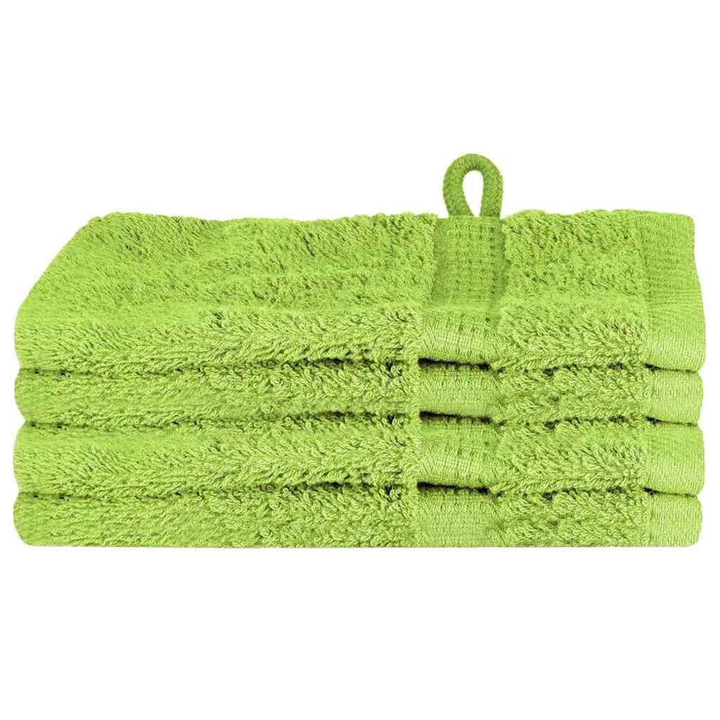 Vidaxxl Gästehandtuch einfarbig grün 550 g/qm