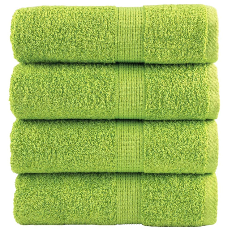 Vidaxl Gäste Wipes Solund 4 PCs 600 g m² 30 x 30 cm Apple Green