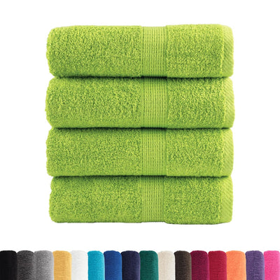 Vidaxl Gäste Wipes Solund 4 PCs 600 g m² 30 x 30 cm Apple Green
