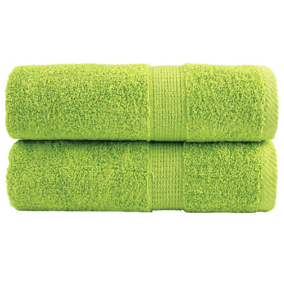 Vidaxl Gäste Wipes Solund 2 PCs 600 g m² 30x50 cm Apple Green