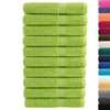 Vidaxl Sauna -Tücher Solund 10 Stcs 600 g m² 80x200 cm Apple Green