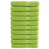 Vidaxl -Handtücher Solund 10 Stk 600 g m² 100x200 cm Apple Green - afbeelding 2