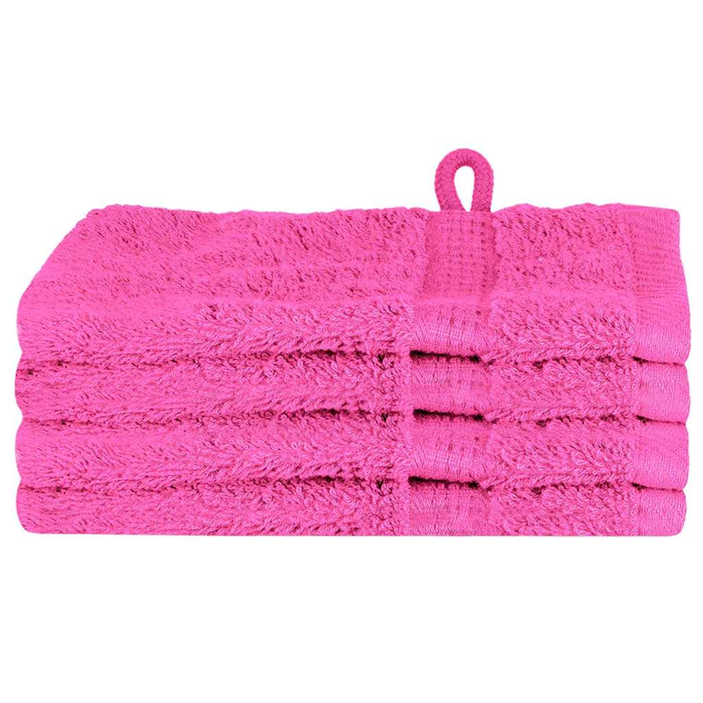 VidaXL Gästehandtuch einfarbig rosa 550 g/m²