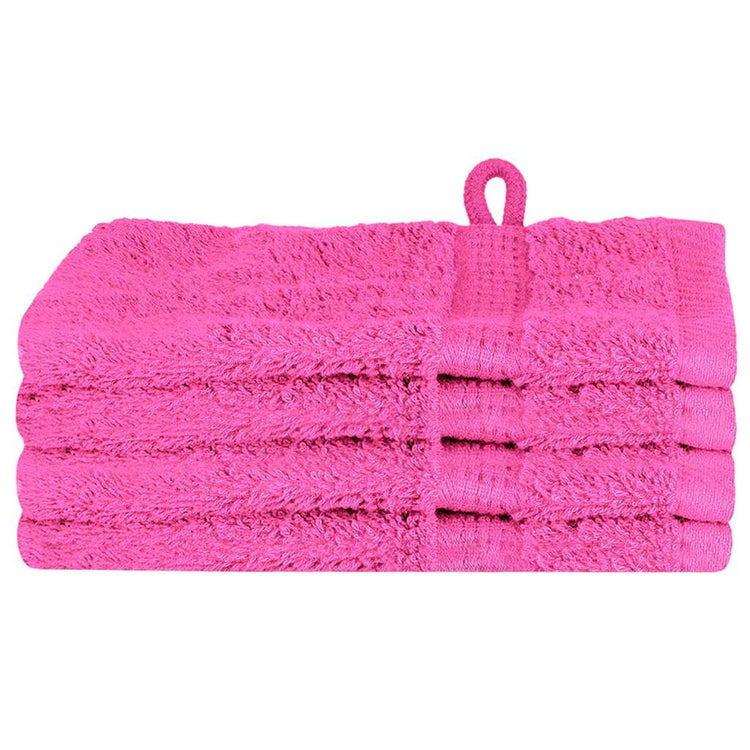 VidaXL Gästehandtuch einfarbig rosa 550 g/m²