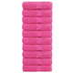 Vidaxl Gäste Wipes Solund 10 ST 600 g m² 30 x 30 cm Pink