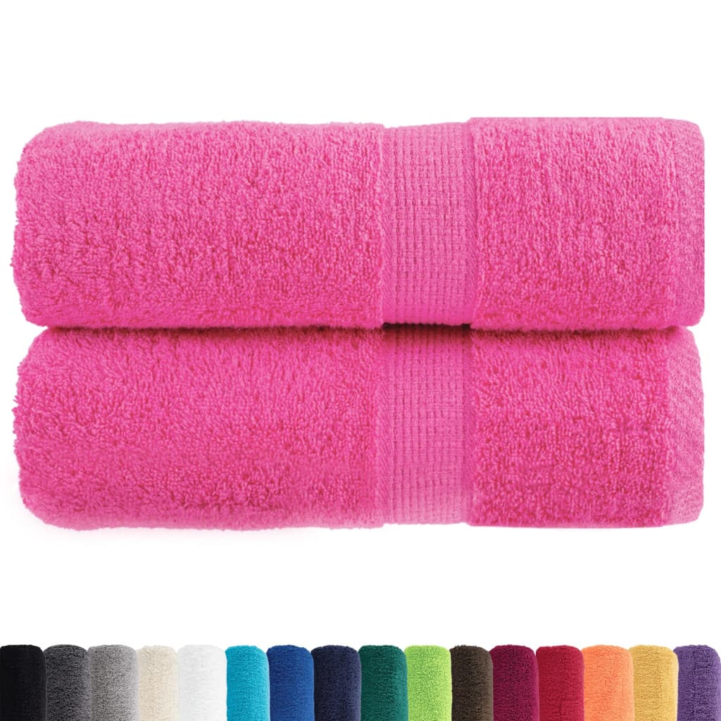 Vidaxl Gäste Wipes Solund 2 PCs 600 g m² 30x50 cm Pink