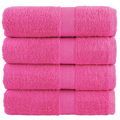 Vidaxl Gäste Wipes Solund 4 PCs 600 g m² 30x50 cm Pink