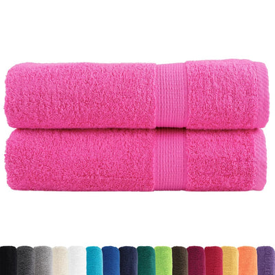 Vidaxx Handtücher Solund 2 Stück 600 g m² 50x100 cm rosa