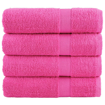 Vidaxx Handtücher Solund 4 Stück 600 g m² 50x100 cm rosa