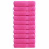 Vidaxl -Handtücher Solund 10 ST 600 g m² 50 x 100 cm rosa