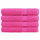 Vidaxl Sauna -Tücher Solund 4 ST 600 g m² 80x200 cm Pink