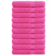 Vidaxl Sauna -Tücher Solund 10 ST 600 g m² 80x200 cm Pink