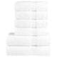 VIDAXL 6-teiliger Handtuch Set Solund 600 g m² Weiß
