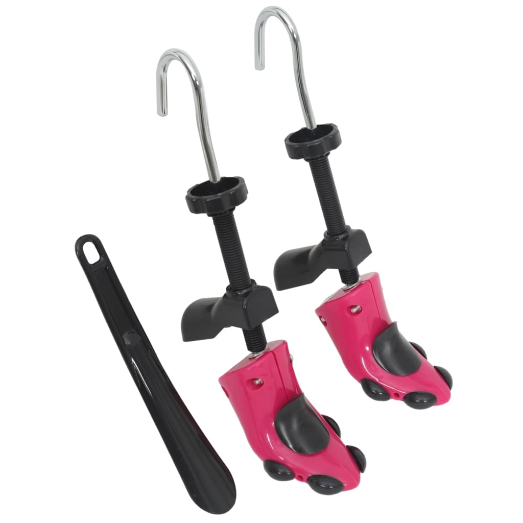 Vidaxl-Schuhspanner mit Schuhdorn EU 34-40 Plastikrosa