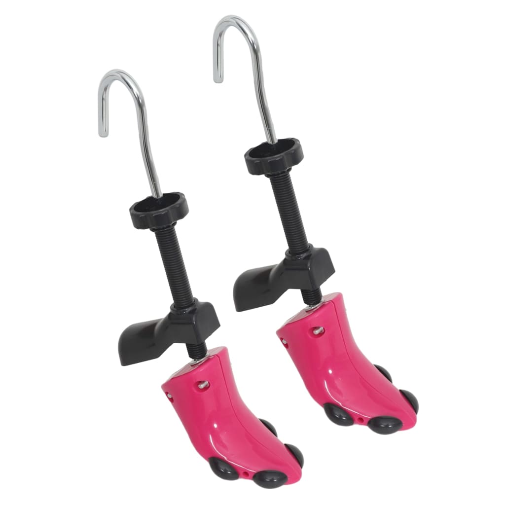 Vidaxl-Schuhspanner mit Schuhdorn EU 34-40 Plastikrosa