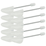 Vidaxl-Schuhspanner 5 Paare EU 35-38 Kunststoff weiß - afbeelding 1