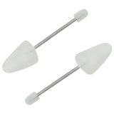 Vidaxl-Schuhspanner 5 Paare EU 35-38 Kunststoff weiß - afbeelding 2